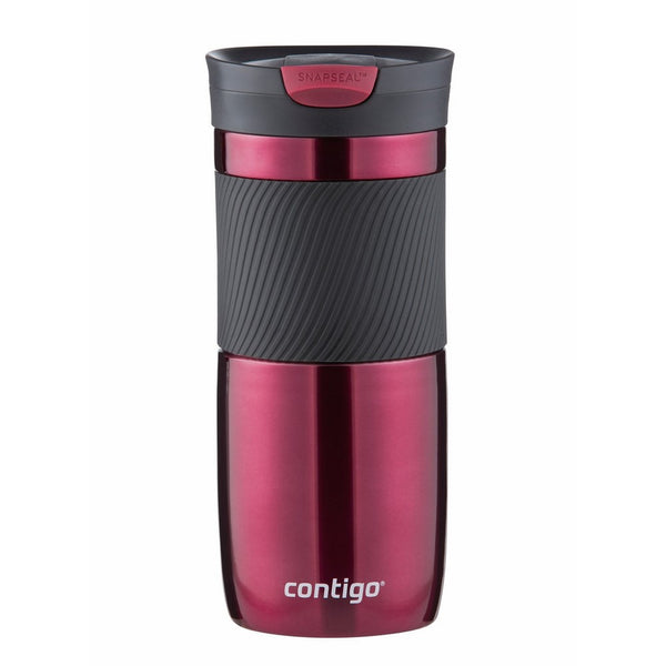 Contigo SnapSeal Byron Stainless Steel Travel Mug, 16 oz, Vivacious