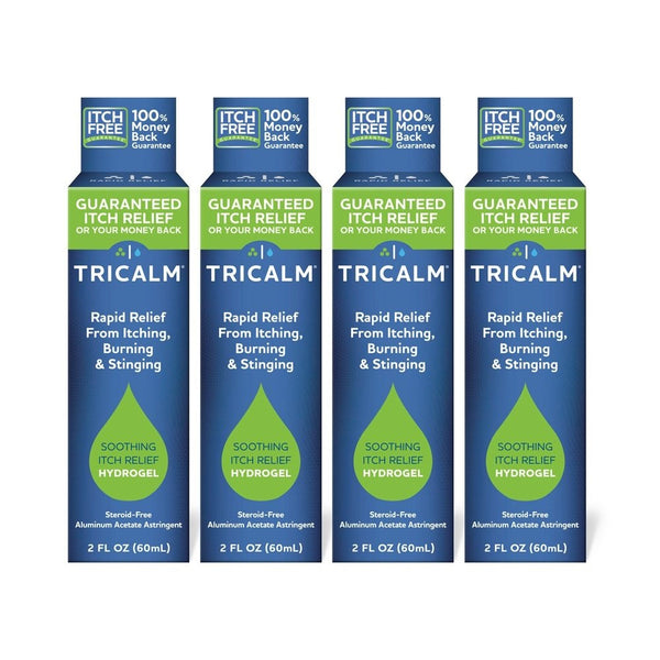 TriCalm Soothing Itch Relief Hydrogel 2 oz, 4 Count