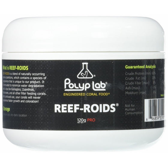 Polyplab - Professional Reef-Roids - Coral Food For Faster Growth - 120g
