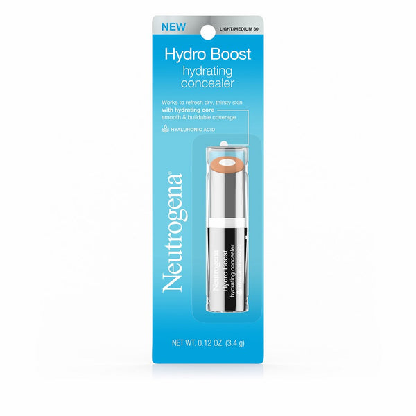 Neutrogena Hydro Boost Hydrating Concealer, 30 Light/Medium 0.12 Oz