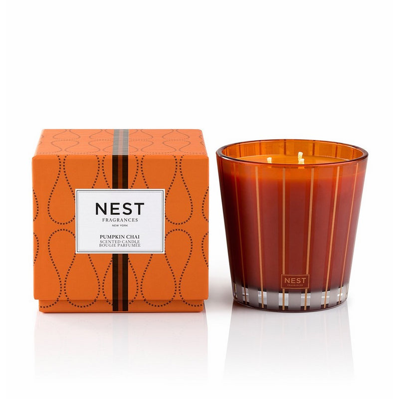 NEST Fragrances 3-Wick Candle- Pumpkin Chai , 21.2 oz