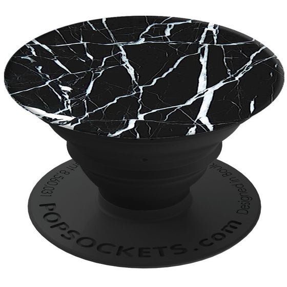 PopSockets 707021 : Expanding Stand and Grip for Smartphones and Tablets - Black Marble