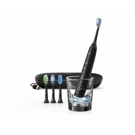 Philips Sonicare DiamondClean Smart Electric, Rechargeable toothbrush for Complete Oral Care, with Charging Travel Case, 5 modes – 9500 Series, Black, HX9924/11