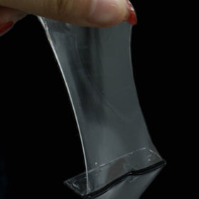 HUELE 40PCS 4X6CM Transparent Silicone Double Sided Tape Sticker For Car High Strength No Traces Adhesive Sticker