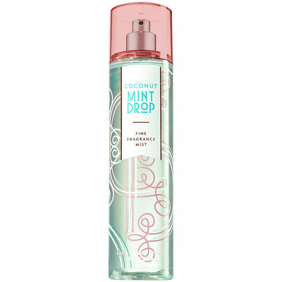 Bath and Body Works Coconut Mint Drop Fine Fragrance Mist 8 Oz.