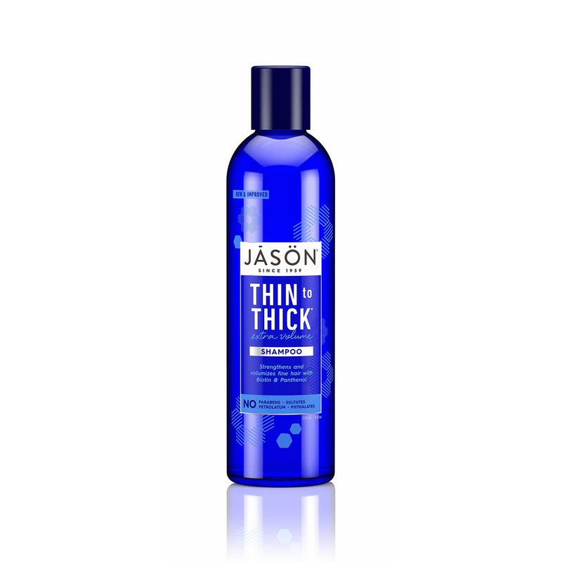 JASON Thin-to-Thick Extra Volume Shampoo, 8 oz. (Packaging May Vary)