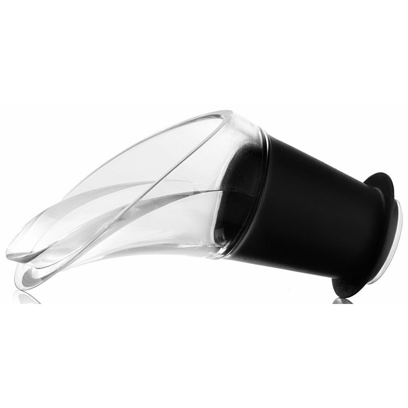 Vacu Vin Crystal Wine Server Set of 2 - Black