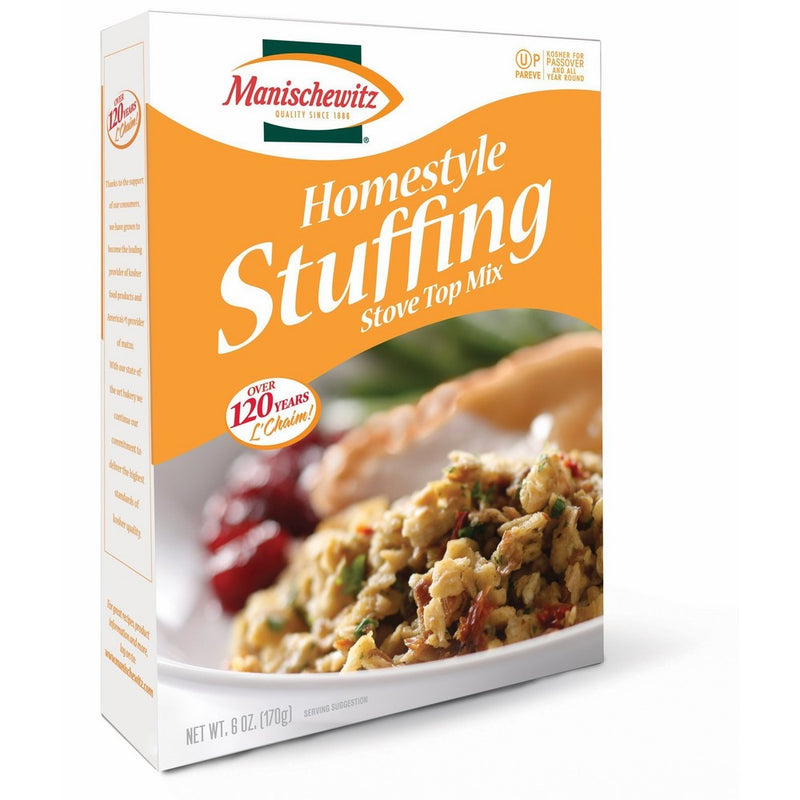 Manischewitz Homestyle Stuffing Mix, 6-Ounce Boxes (Pack of 6)