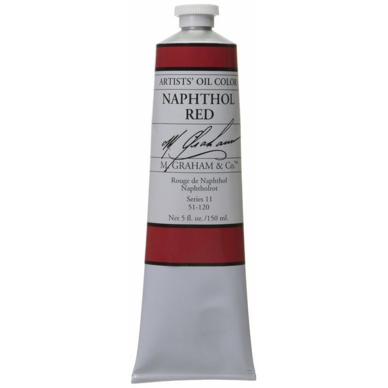 M. Graham Artist Oil Paint Naphthol Red 5oz Tube