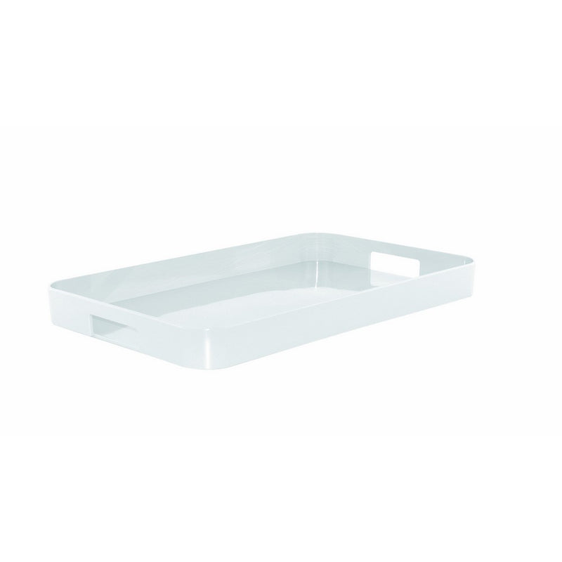 Zak Designs Full Gallery Tray, White