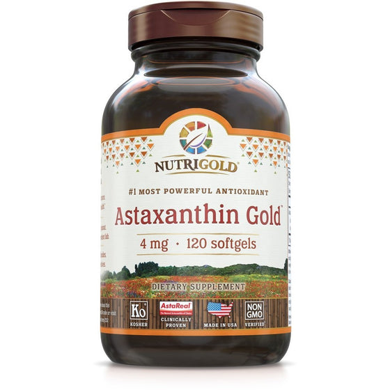 NutriGold Astaxanthin 4mg 120 softgels