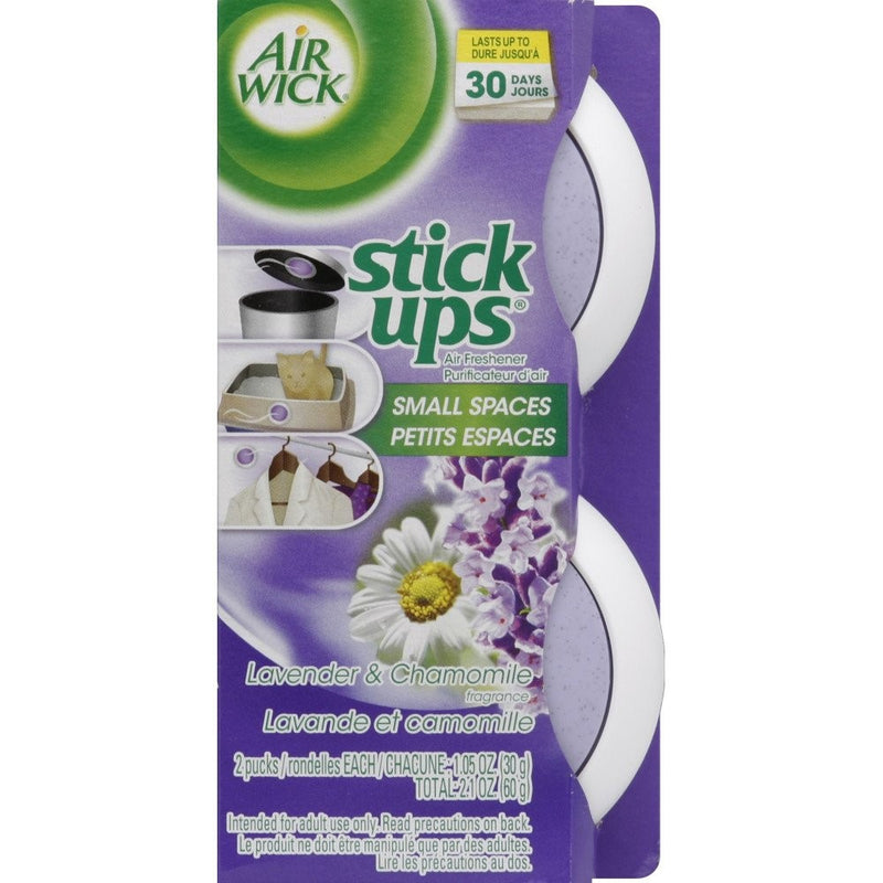 Air Wick Stick Ups Air Freshener, Lavender & Chamomile, 2 Count, 1.05oz