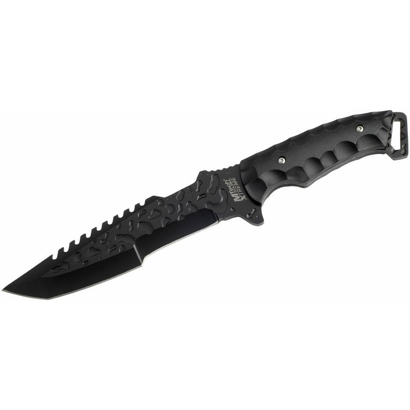 MTech USA Xtreme MX-8062BK Fixed Blade Tactical Knife, Black Tanto Blade, Black Nylon Fiber Handle, 12-Inch Overall