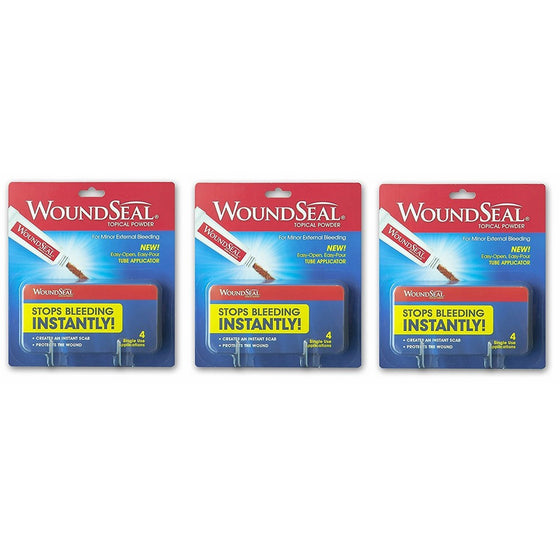 WoundSeal Powder, 4 ea (Pack of 3)