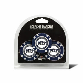 NCAA Pitt Panthers 3 Pack Golf Chip Ball Markers