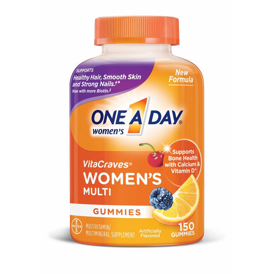 One A Day Women's VitaCraves Multivitamin Gummies, 150 Count