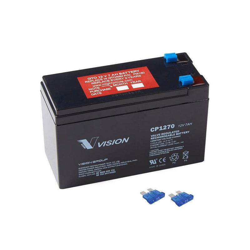 Mighty Mule FM150-EFK 12-Volt Battery and Fuse Combo Kit Automatic Gate Systems