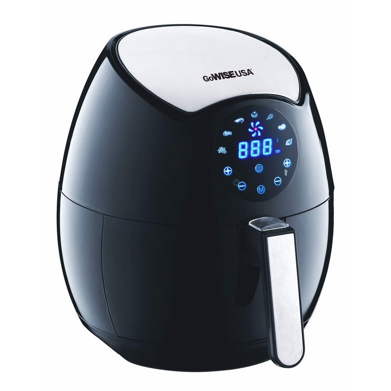 GoWISE USA 3.7-Quart 7-in-1 Programmable Air Fryer 50 Recipes for your Air Fryer Book, GW22621