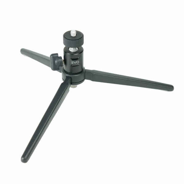 EVO GS-75 Mini Tripod with Swivel Ball Head - 100% Aluminum, Works with Most Cameras