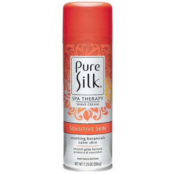 Pure Silk Sensitive Skin Spa Therapy Shave Cream for Women, 7.25 oz.