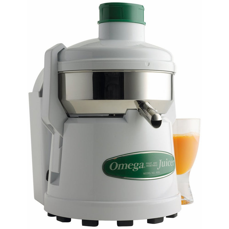 Omega 4000 Stainless-Steel 1/3-HP Continuous Pulp-Ejection Juicer