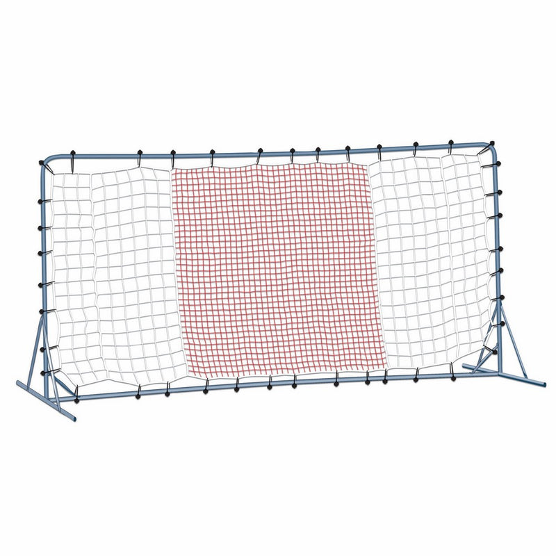 Franklin Sports Tournament Quality Steel Soccer Rebounder - 12 x 6 Foot - Silver