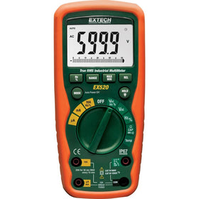 Extech EX520 True RMS Heavy Duty Industrial Multimeter