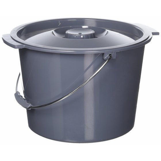 Replacement Commode bucket with Lid, 12 qt. / 2 gallon