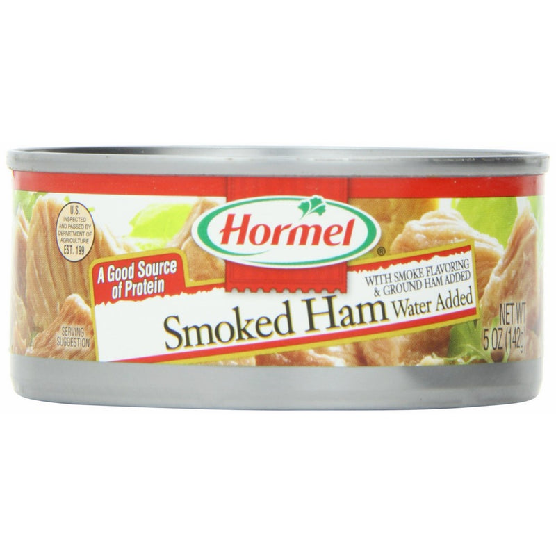 Hormel Canned Ham - Smoked - Lean - Shelf Stable Protein - 5 Ounce (Pack of 12)