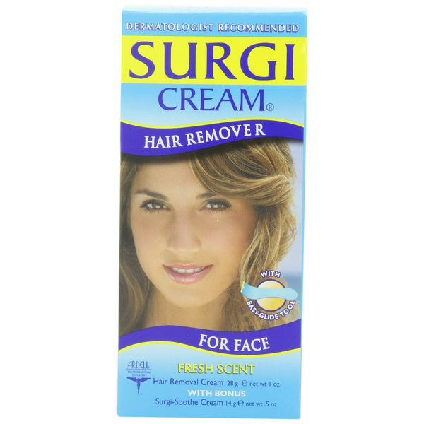 Surgi-cream Hair Remover For Face,  1-Ounce Tubes (Pack of 3)