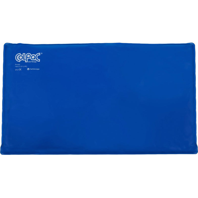 Chattanooga ColPac Reusable Gel Ice Pack Cold Therapy for Back, Thigh/Quad, Hamstring, Shoulder for Aches, Swelling, Bruises, Sprains, Inflammation (11"x21") - Blue