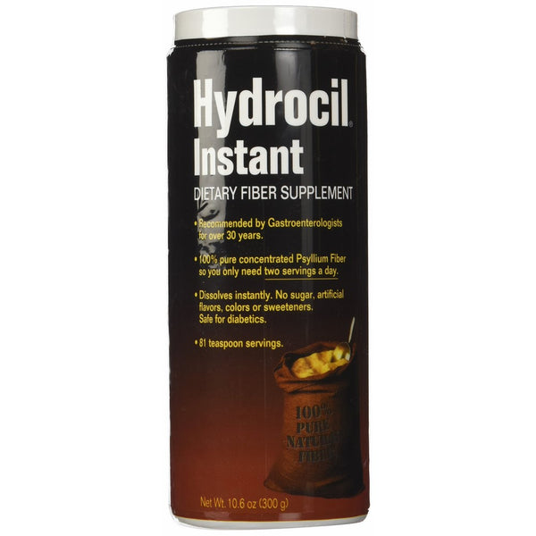 Hydrocil Dietary Fiber Supplement 10.6 Ounce, Dietary Fiber Supplement, Dissolves Instantly, No Sugar No Artificial Flavors No Artificial Colors