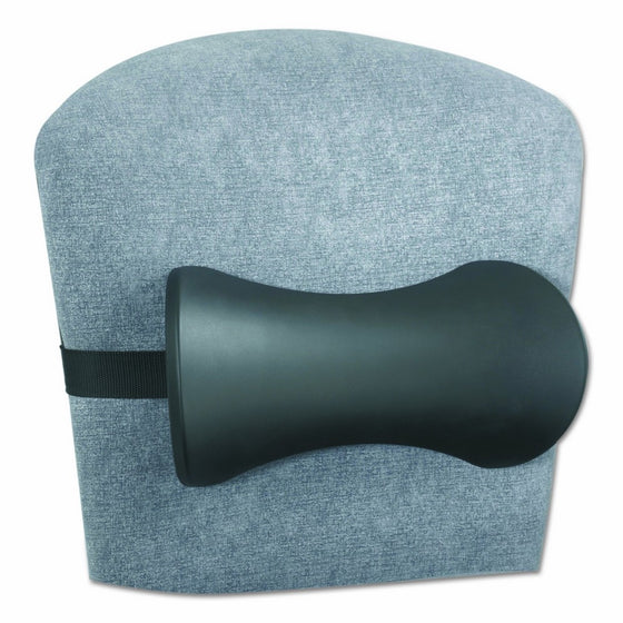 Safco Products 7154BL Memory Foam Lumbar Support Backrest, Black