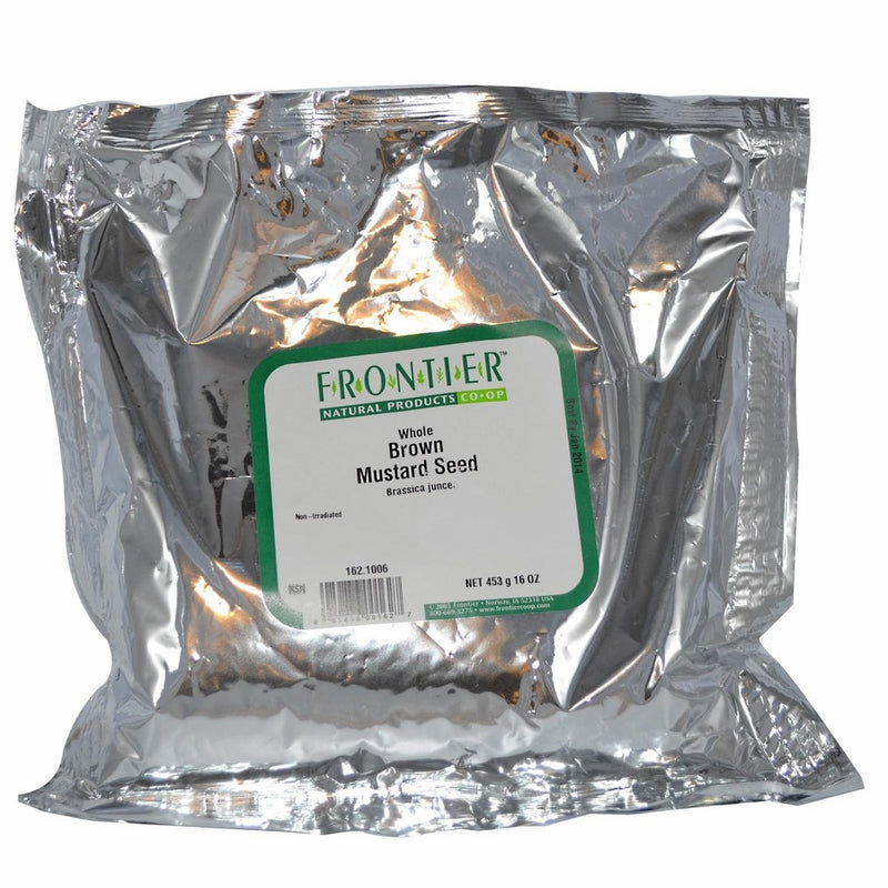 Mustard Seed Brown Whole - 1 lb,(Frontier)