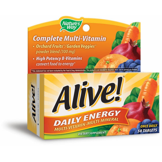 Nature's Way Alive! Daily Energy with Iron, 60 Count