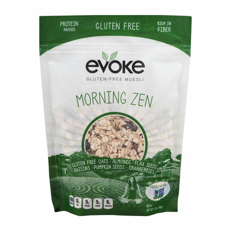 Evoke Morning Zen Gluten Free Muesli, 12 Ounce