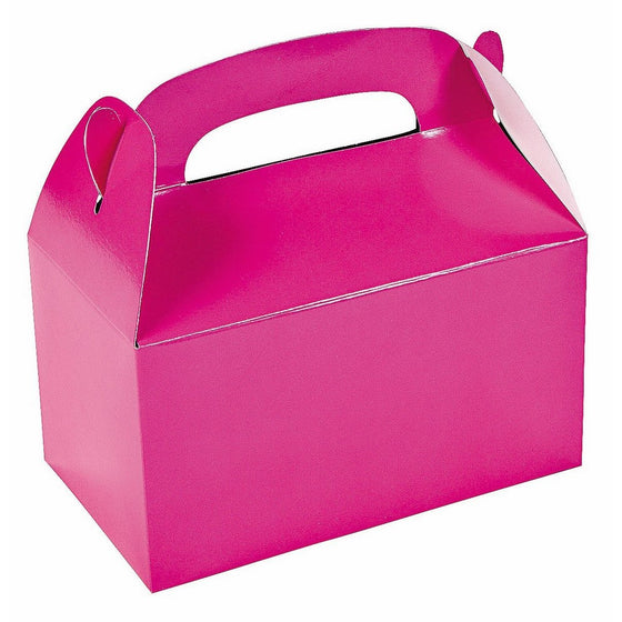 Fun Express Dozen Hot Pink Treat Boxes