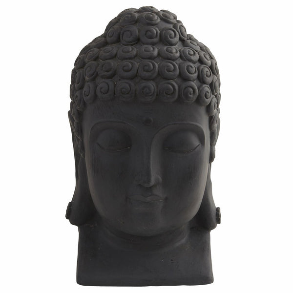 Nearly Natural 4983 Indoor/Outdoor Buddha Head, Black