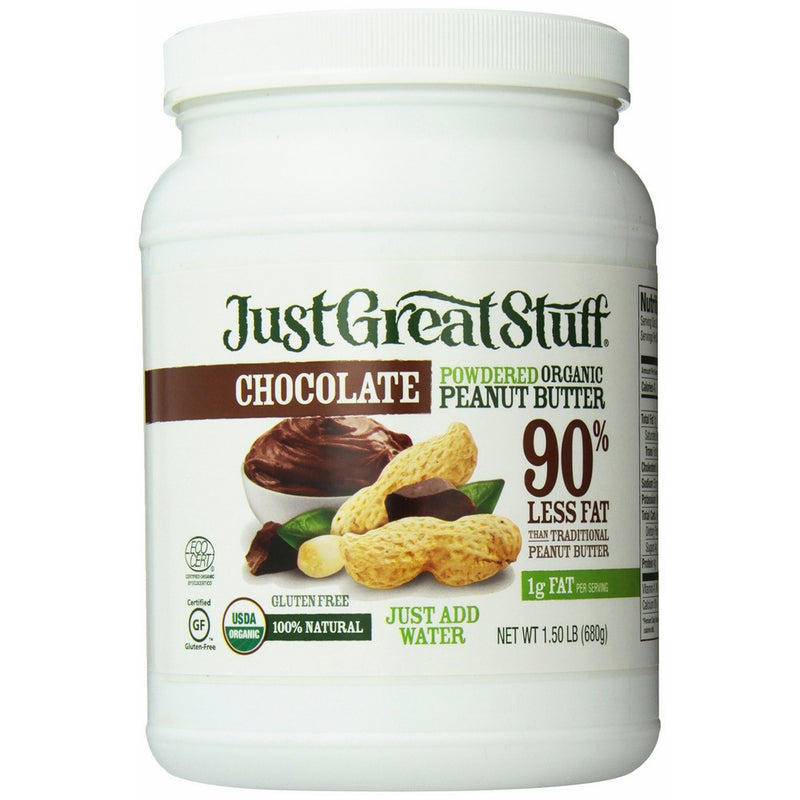 Betty Lou's Organic Chocolate Powdered Peanut Butter, 1.5 Pound (Packaging May Vary)