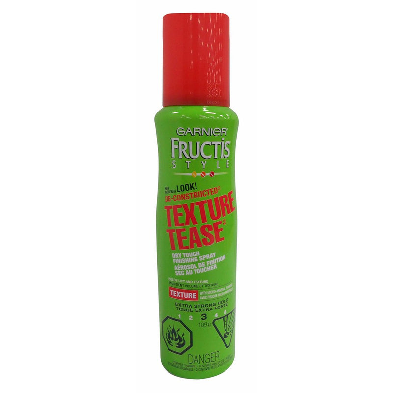 Garnier Fructis Style Texture Tease Dry Touch Finishing Spray, 3.8 oz.(Packaging May Vary)