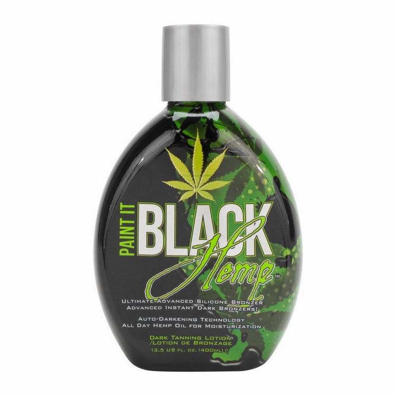 Millennium Tanning Products Paint It Black Hemp Bronzer Indoor Lotion, 13.5 oz.