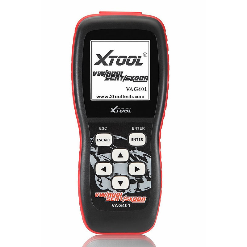 XTOOL VAG401 Live Data OBD2 Auto Scanner for VW, Audi, Seat and Skoda with Oil Reset, Airbag Reset and Actuation Test Function