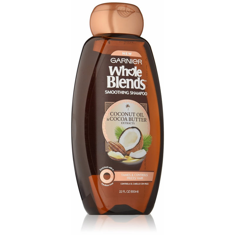 Garnier Whole Blends Shampoo with Coconut Oil & Cocoa Butter Extracts, 22 fl. oz.