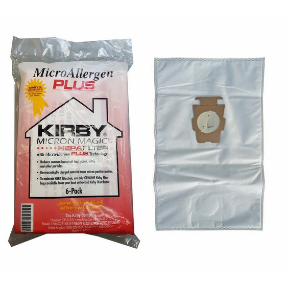 Kirby Micron Magic Micro Allergen Plus HEPA Vacuum Filter Bags Package of 6 #204814A