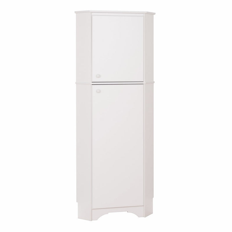 Prepac WSCC-0605-1 Home, Elite Tall 2-Door Corner Storage Cabinet, White