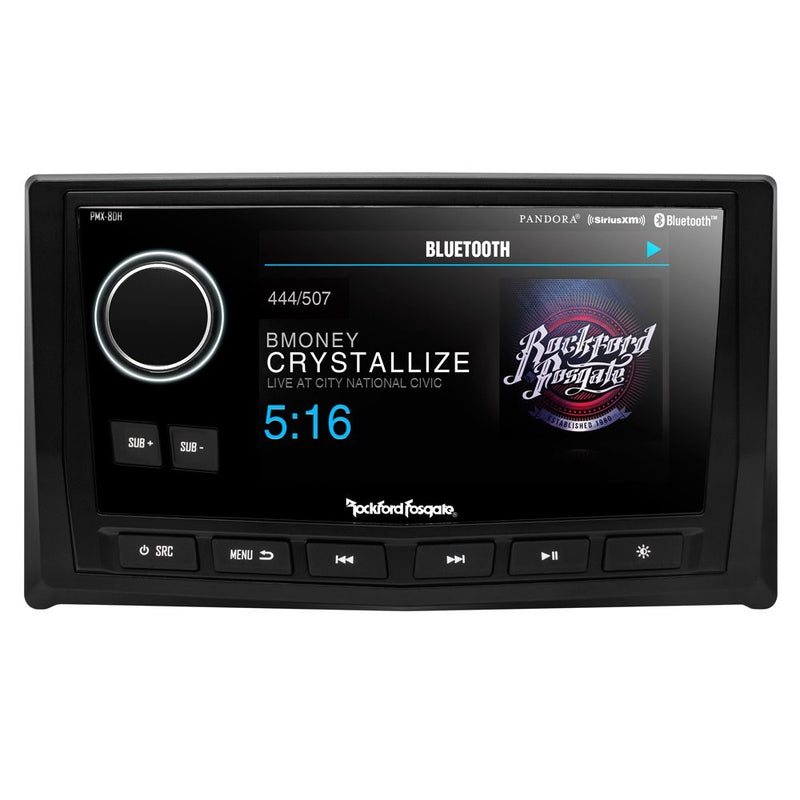 Rockford Fosgate PMX-8DH Full Function Wired 5" TFT Display Head PMX8DH