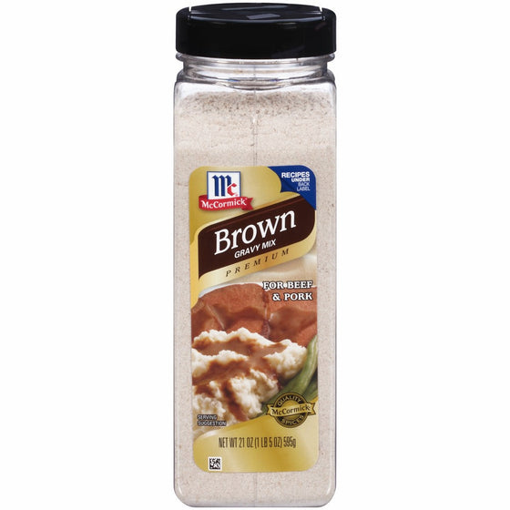 McCormick Brown Gravy Mix, 21 oz