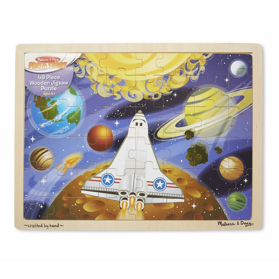 Melissa & Doug Space Voyage Wooden Jigsaw Puzzle (48 pcs)
