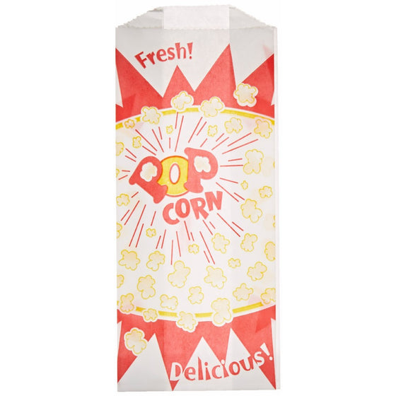 1 oz. Popcorn Bag, Burst Design, 1000 per Case