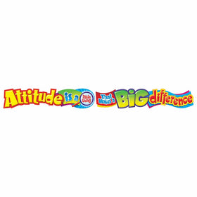 TREND enterprises, Inc. Attitude is a little thing Quot. Expressions Banner, 10'